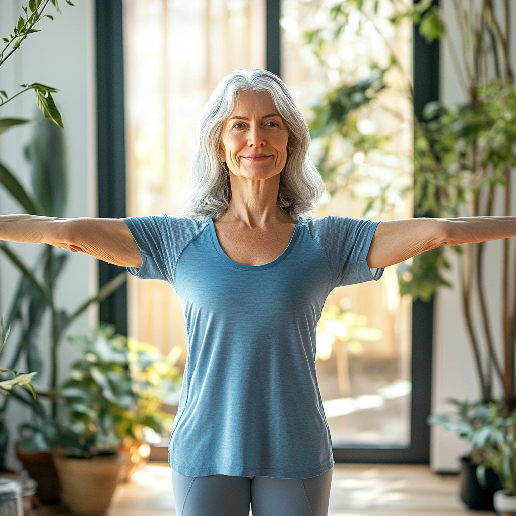 М'яка йога для літніх людей